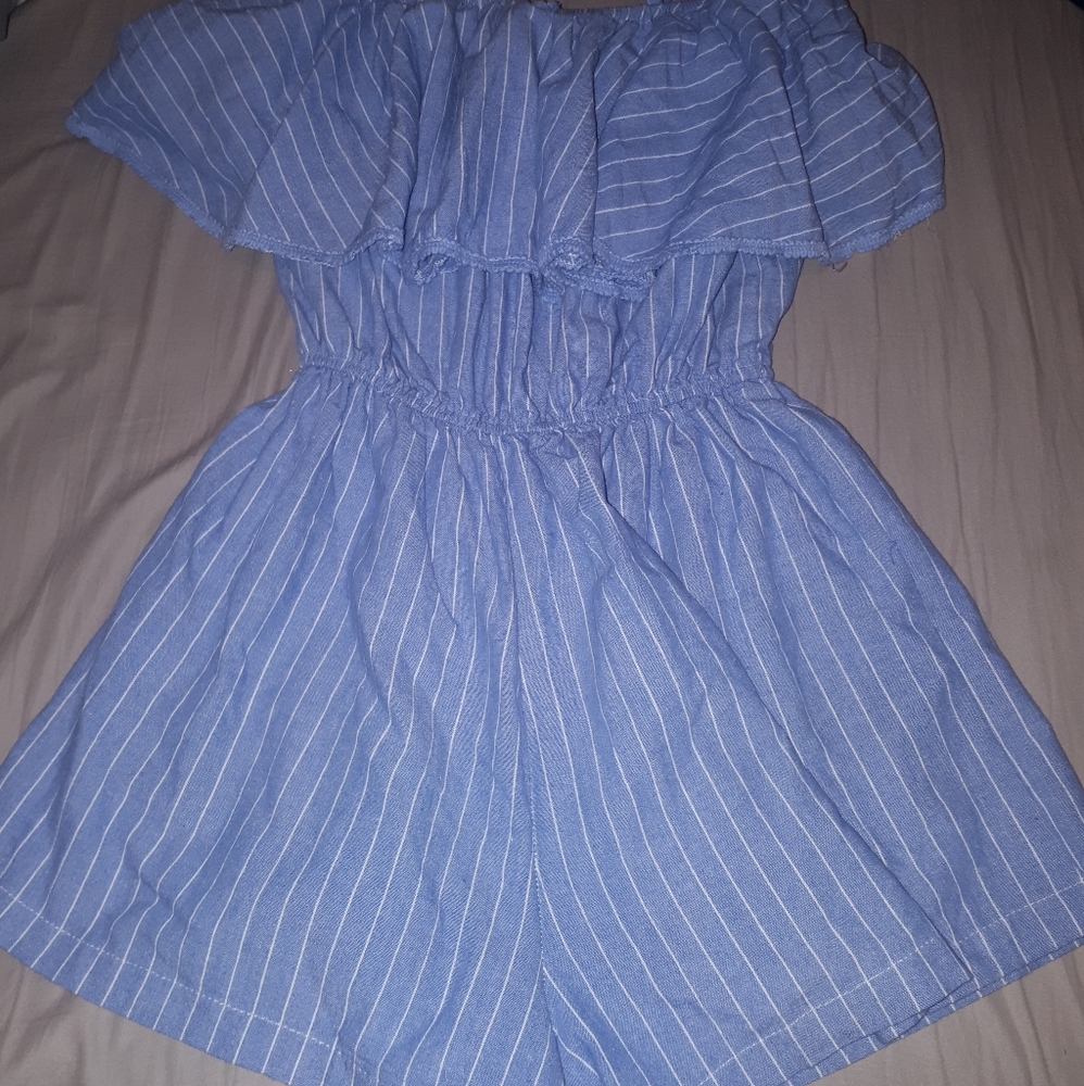 Pinstripe romper